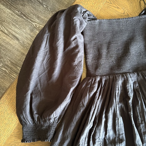 Free people Perfect Storm Smocked Eyelet long Sleeve Maxi Dress, Medium, $168 - Picture 7 of 10